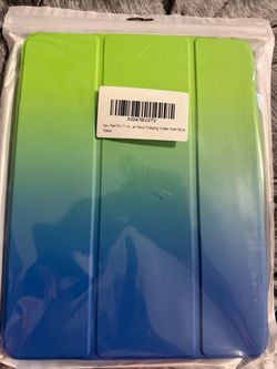 iPad Pro 11-inch Case Green Blue Ombre