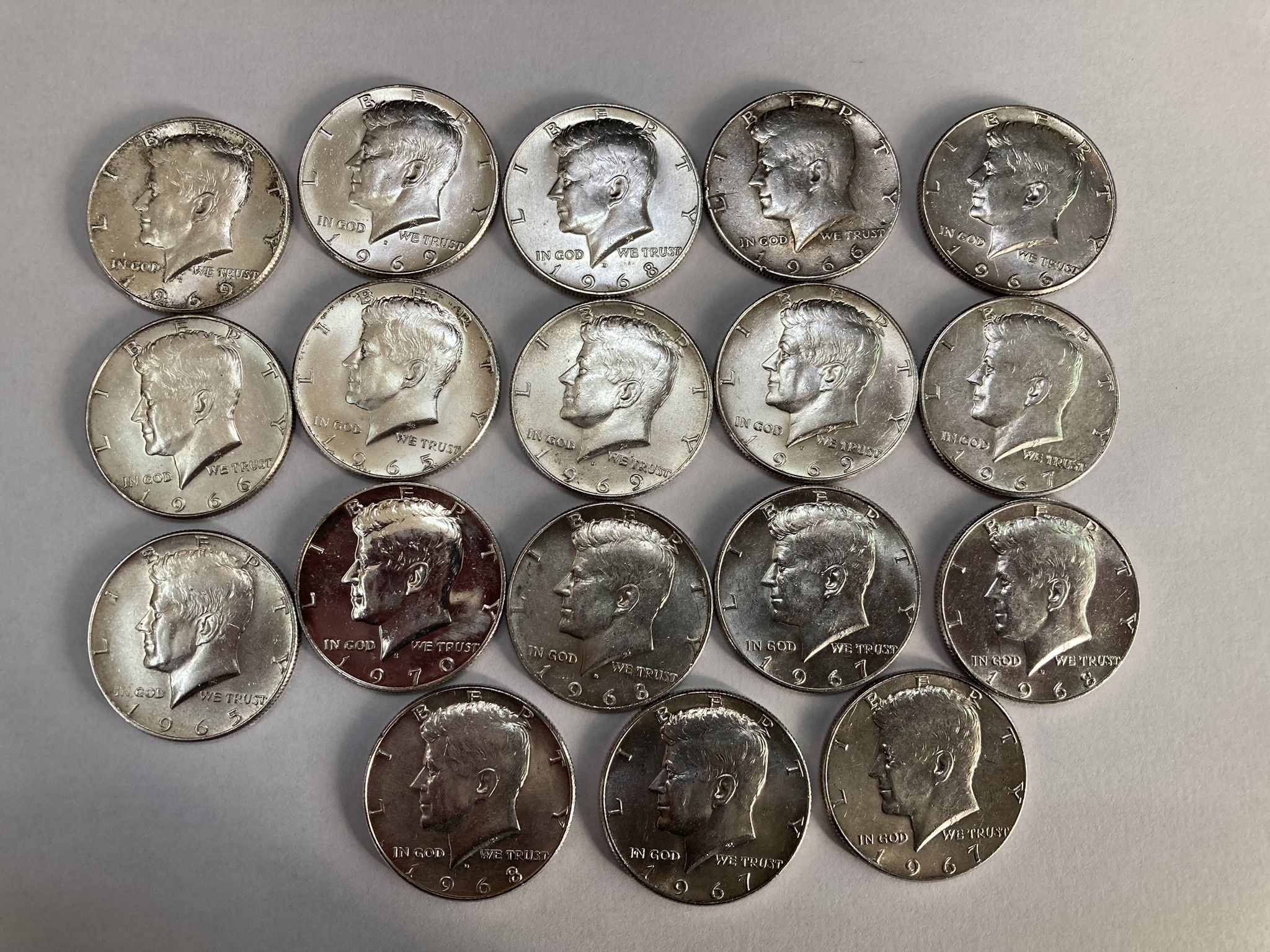 (18) 40% Silver Half Dollars And (54) 40% Silver War Nickels Reserved For Jonathan