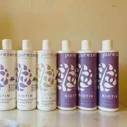 Pure zero shampoo and conditioner