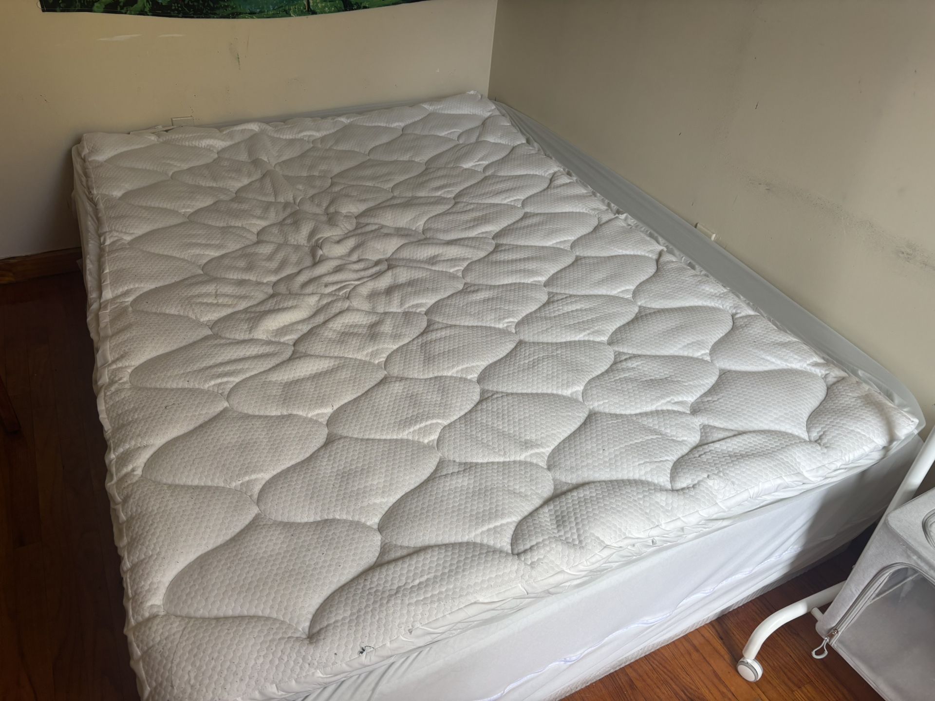 Mattress, Mattress Topper And Box Spring - Great Condition