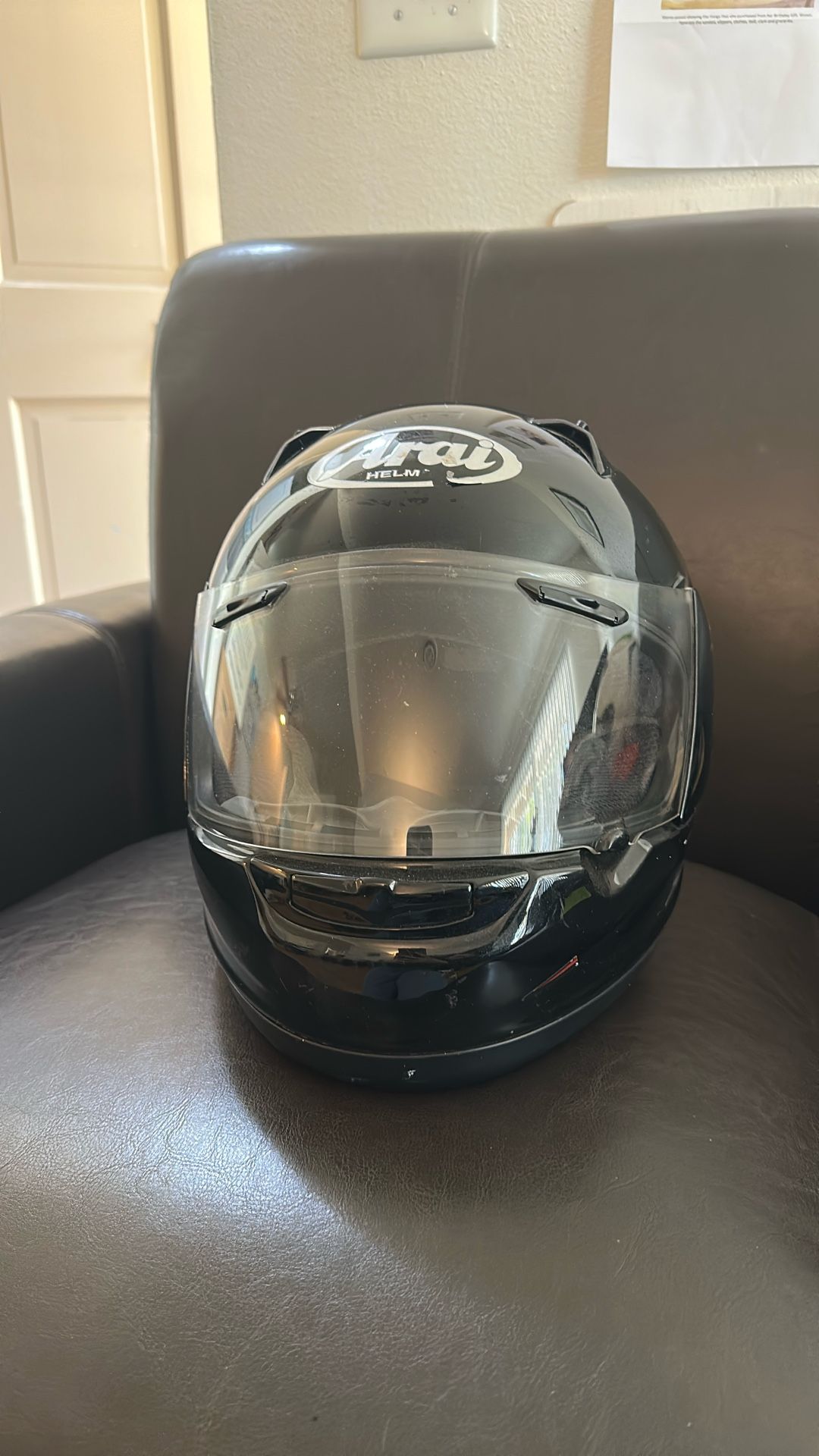 Arai Black Motorcycle Helmet