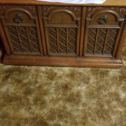 Antique stereo cabinet