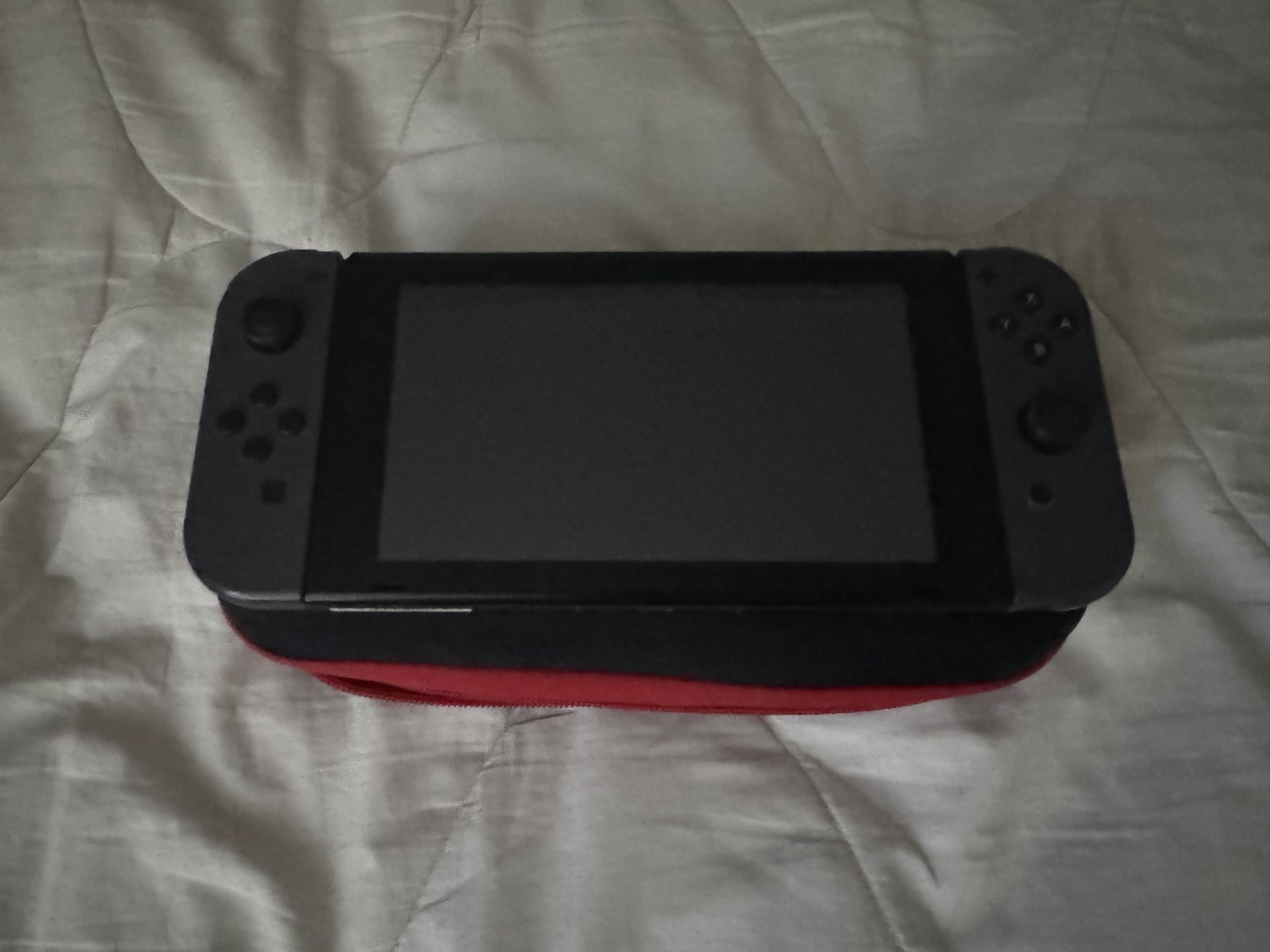 Nintendo Switch with carrying case