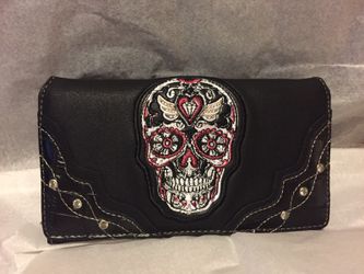 Black Skull Wallet