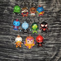 Marvel Keychain Lot
