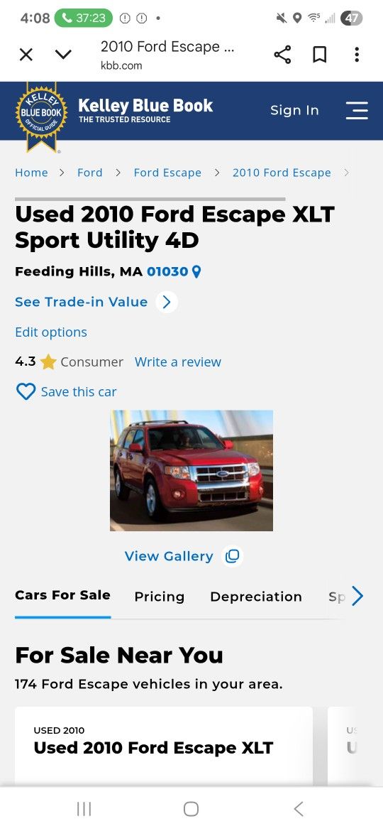 2010 Ford Escape