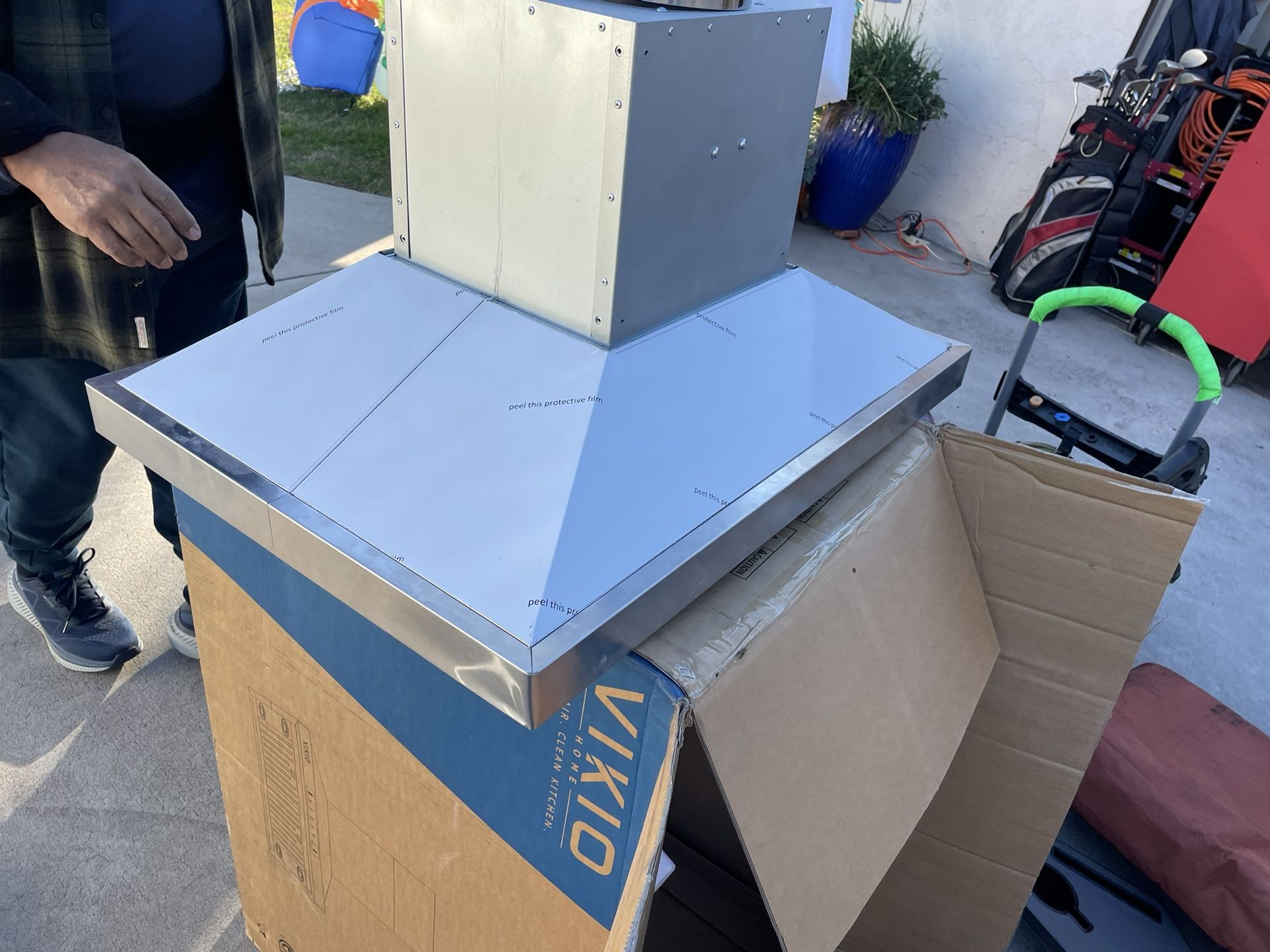 Vikio 30 Inch Hood Range Stove Oven Top Kitchen Cooking Brand New