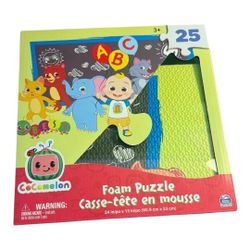 Cocomelon Foam Puzzle – 25 Pieces, 24” x 18”, Ages 3+ – New in Box