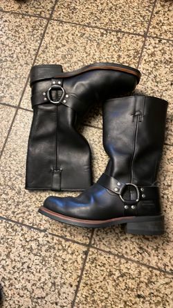 Harley Davison black boots size 9 men