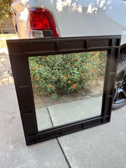 Black Square Mirror
