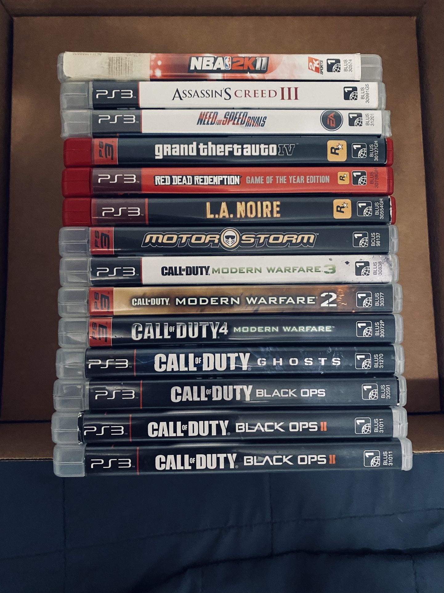 Sony Playstation 3 Ps3 CIB Games Lot Of 14 Fully Functional Adult Owned In Very Good Condition