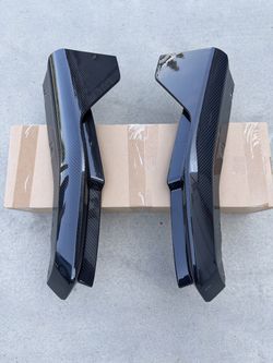 BMW G80 M3 Carbon Fiber Rear MP Style Bumper Corner Splitters