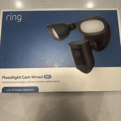 New Ring Floodlight Cam Wired Pro