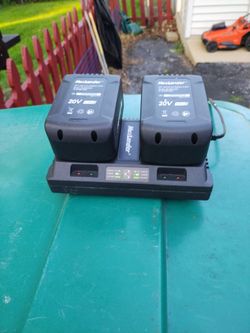 Slightly used cordless mower