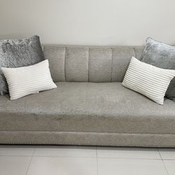Couch, Gray, 3 Person