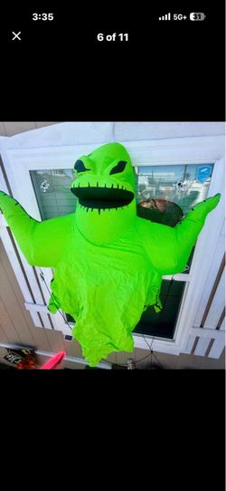 The Nightmare Before Christmas Hanging 4ft Oogie Boogie Inflatable