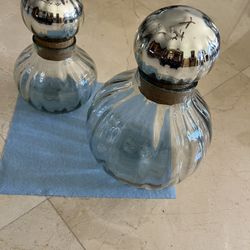 Pretty Hand Blown Glass Decanters