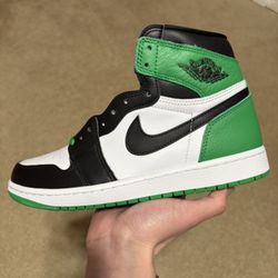 Size 9 - Air Jordan 1 Retro OG High Lucky Green Black 2023
