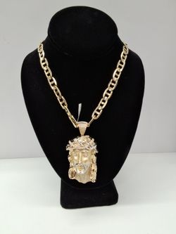 Gold Pendant 14kt TT 20.5 DWT
