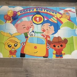 Happy Birthday Backdrop