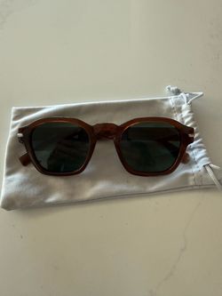 Brown Square Frame Sunglasses