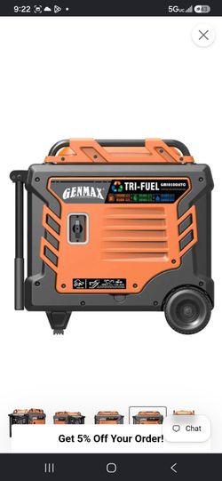 Genmax GM10500iETC Tri-Fuel Inverter Generator