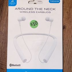Around The Neck Wireless Bluetooth Earbuds 