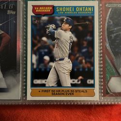 Shohei Ohtani 50/50 Card