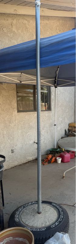 Tetherball pole