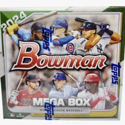 2024 Bowman Baseball Mega Box Brand New Sealed