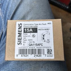 Siemens 15amp AFCI Circuit Breakers