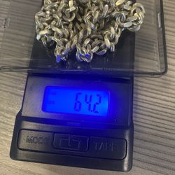 Heavy Sterling silver Chain and bracelet set