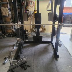 Workout Bench And Rack