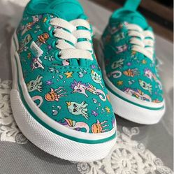 Tenis Vans De Niña Size 6.5c