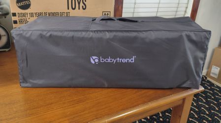 NWT! Baby Trend Portable Folding Infant Trend-E Nursery Center w/ Bassinet, Sophia, Model # PY86B66A