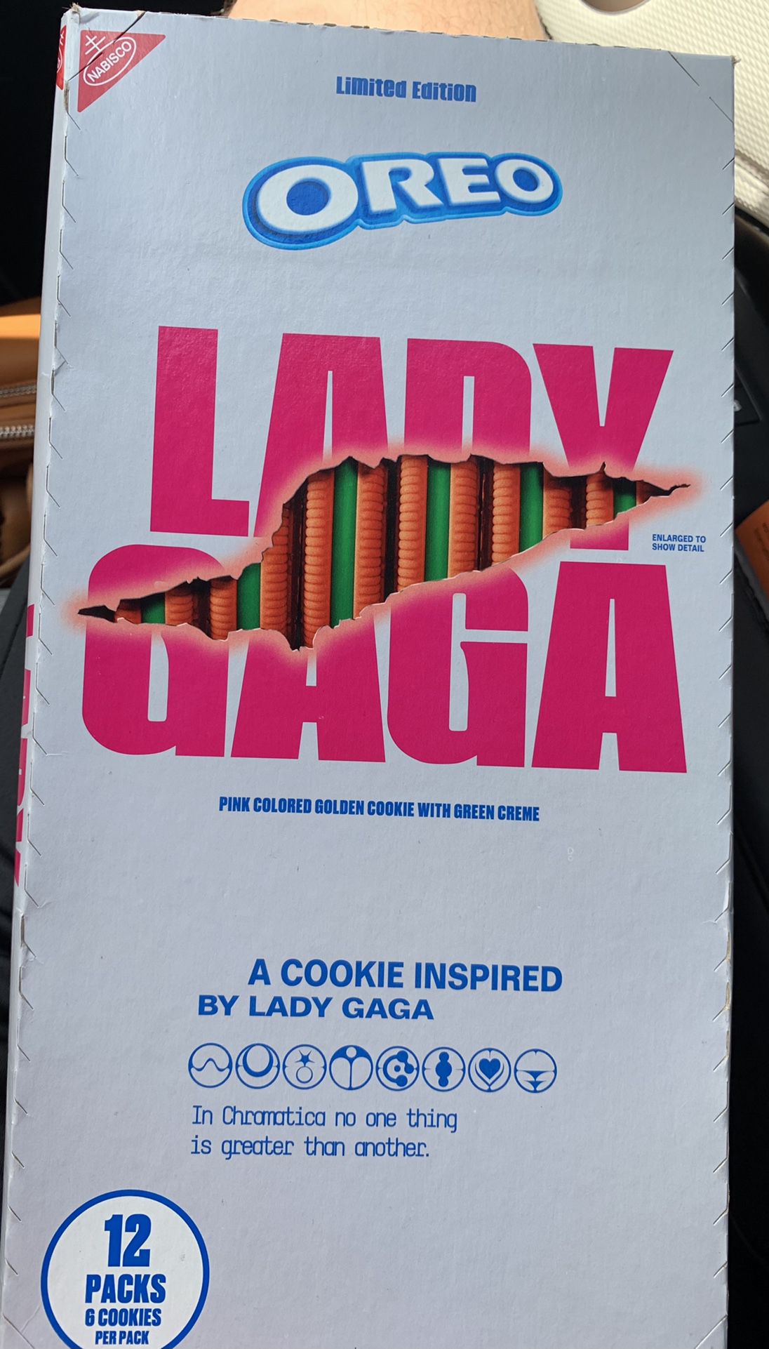 Lady Gaga Chromatica Oreo Limited Edition Oreos 12 Packs of 6 Cookies