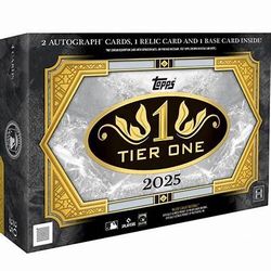 Topps Tier One 2025 Retails At $500 Per Box