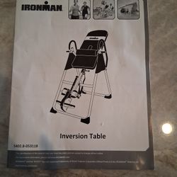 Ironman Gravity Inversion Table -High Weight Capacity