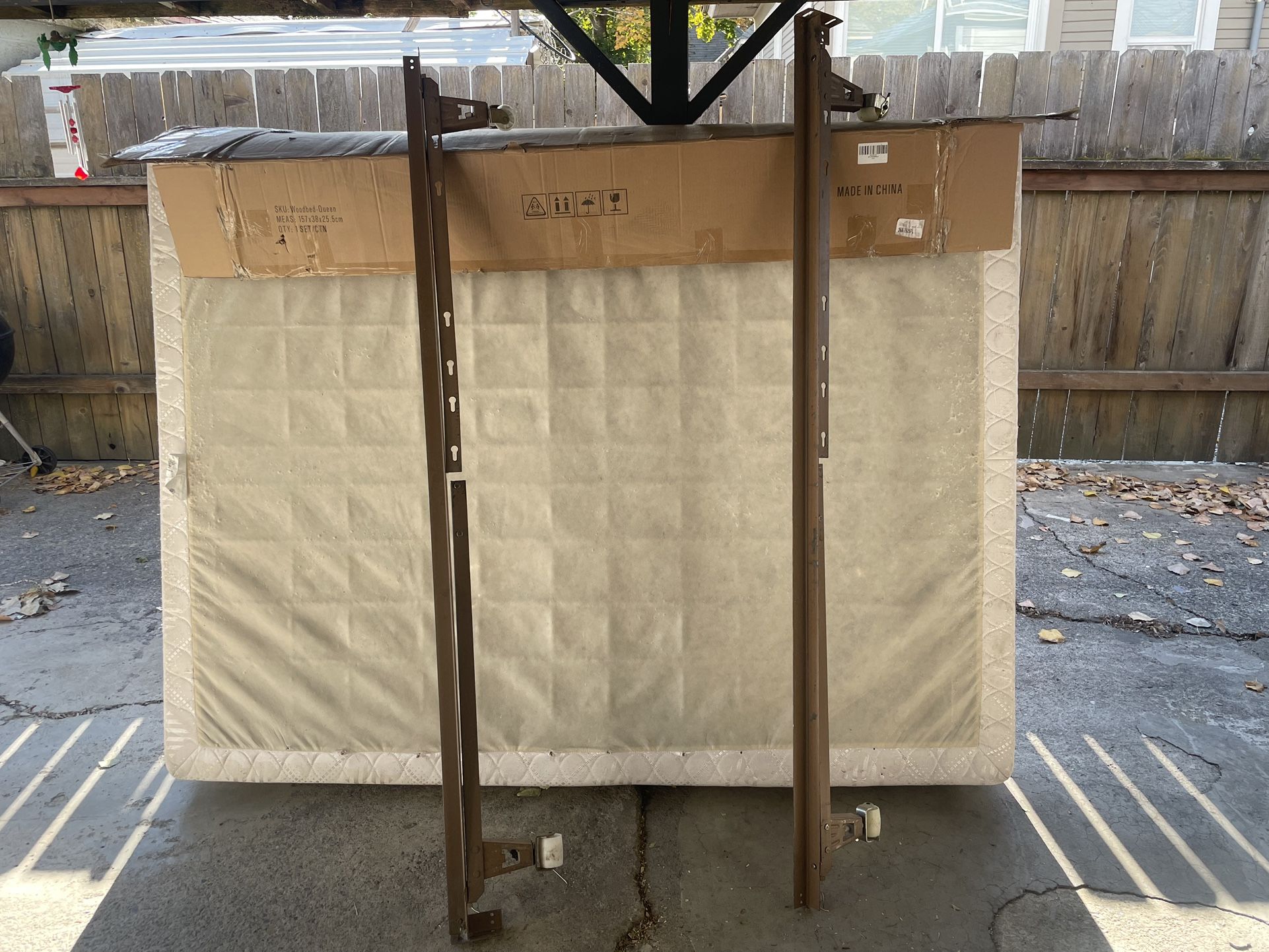 Quinn Box Spring With Metal Bed Frame Free