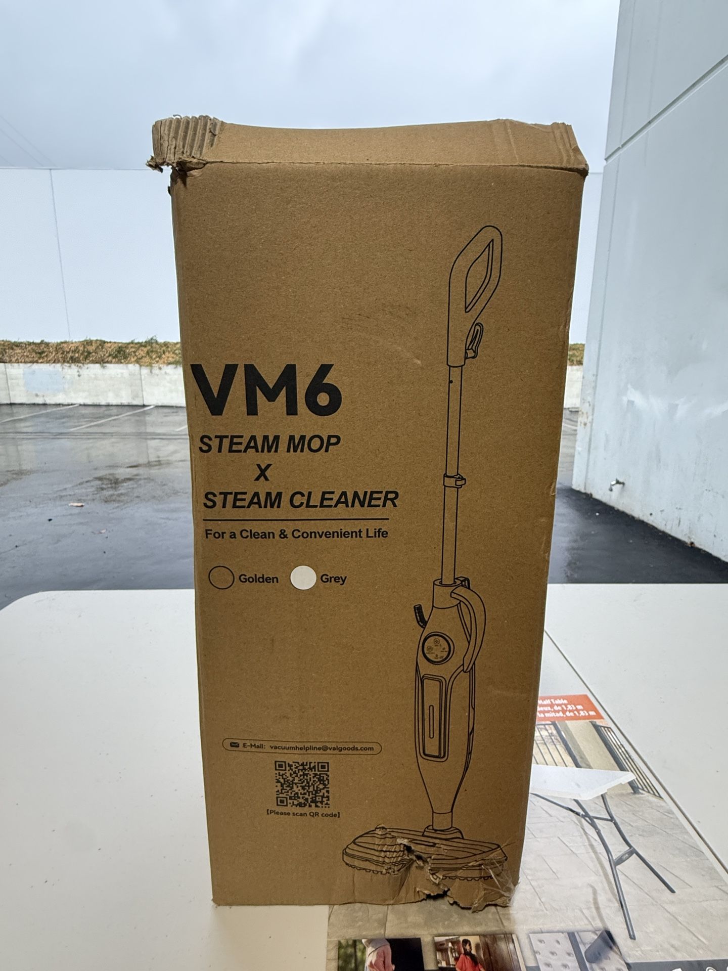DEVOAC VM6 Scrubbing Steam Mop X Steam Cleaner