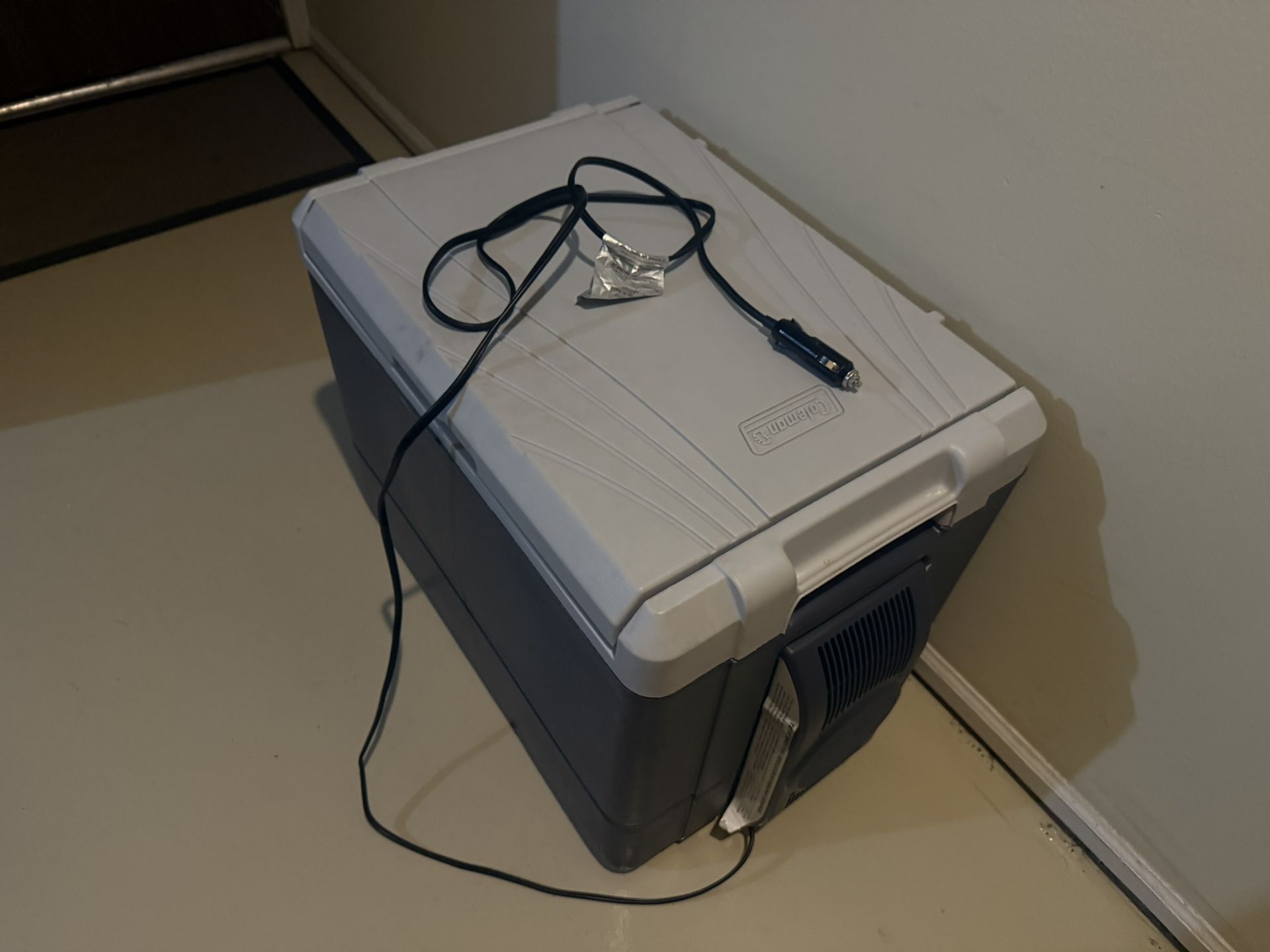 Coleman Portable Electric Car Cooler 12V Used Good Condition