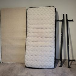 Twin XL with Boxspring And Metal Frame