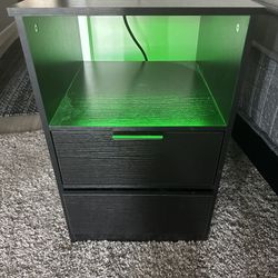 LED Night Stand With Wireless Charger