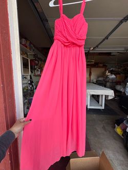 Elegant Coral Pink Formal / Prom Dress