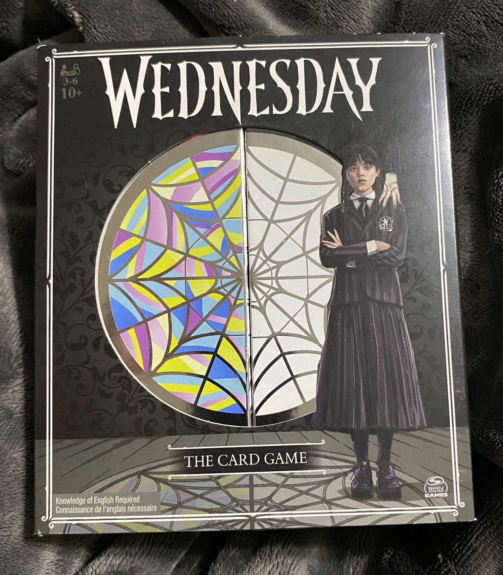 WEDNESDAY ADDAMS CARD GAME NEW