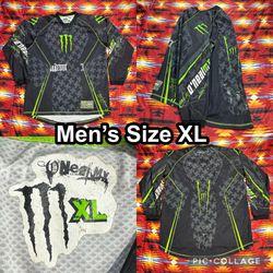 O'Neal Mx Monster Energy Motocross Jersey MX Racing Mens Size XL