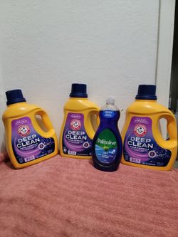Dos b9tes de 102oz y uno de 75oz y un Palmolive por $30