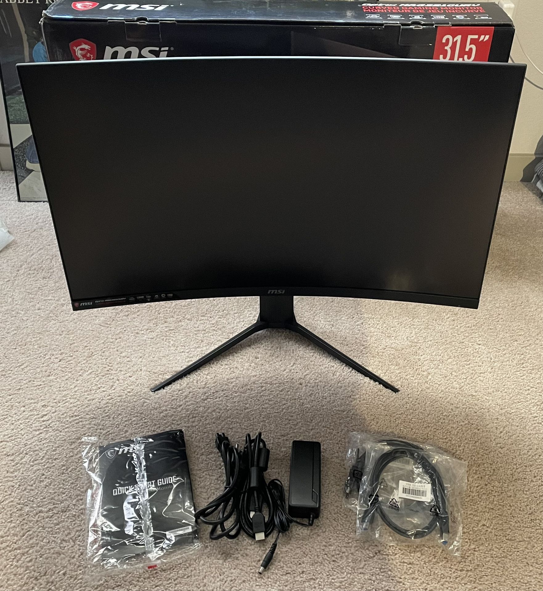 MSI 32inch 4K Curved Gaming Monitor Optix MAG321CURV