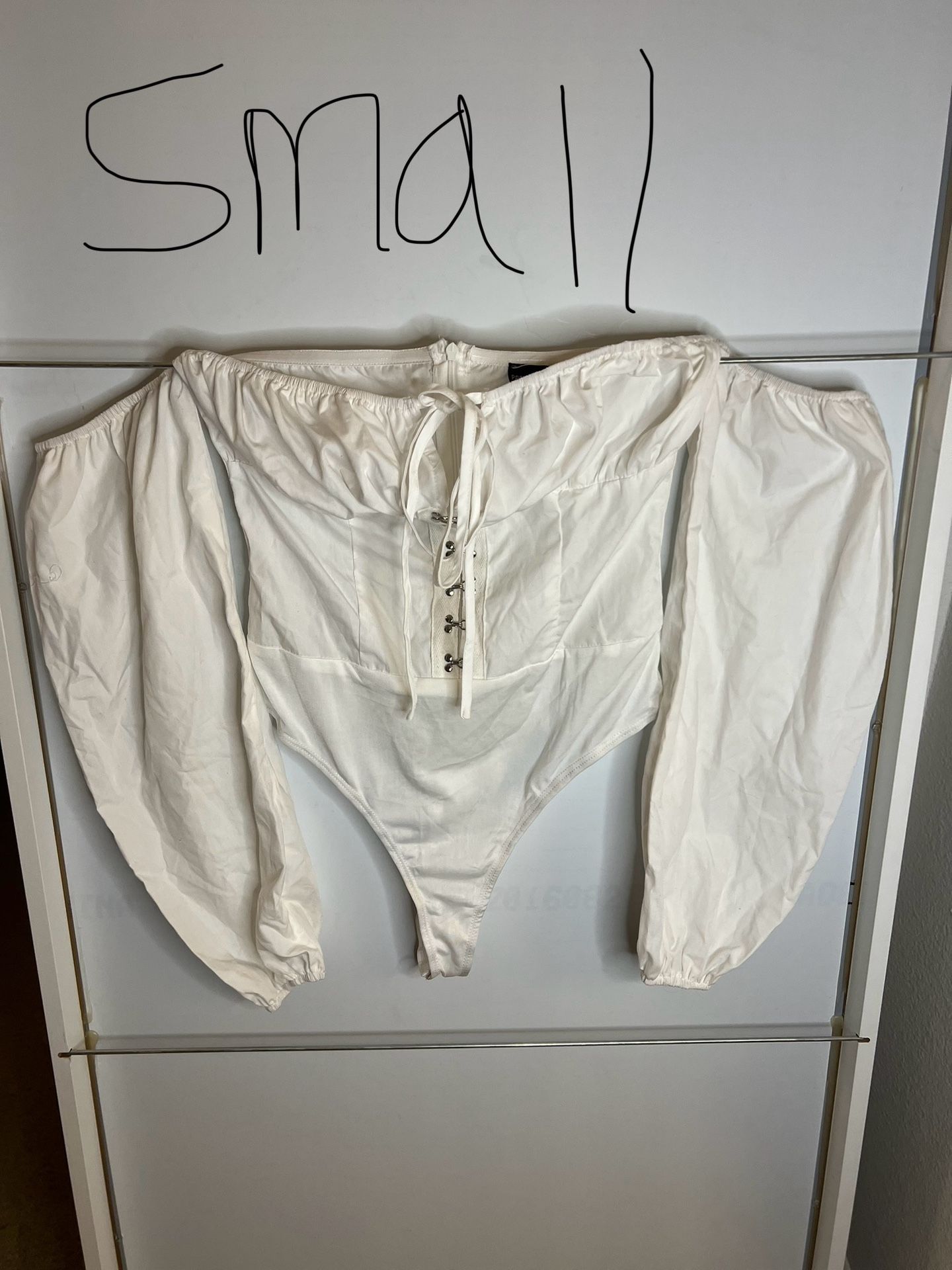 White Bodysuit For Woman