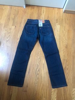 BRAND NEW boys Levi jeans size 12 Reg w/adjustable waist band